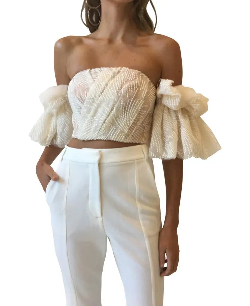 Acler Marlow Bodice Cream Size 6 photo 2