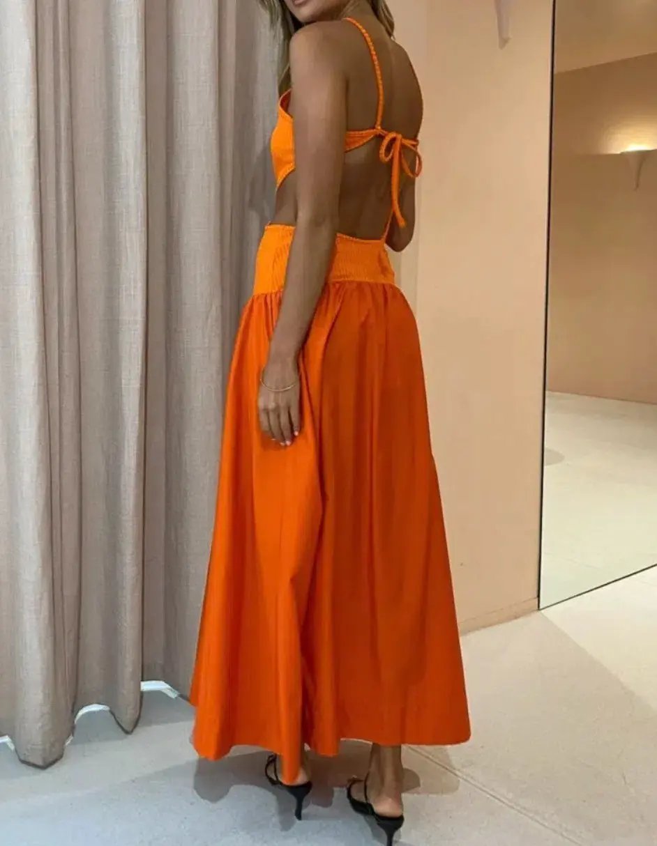 Bec & Bridge Ula Maxi Dress in Chilli Size S / Au 8 photo 2