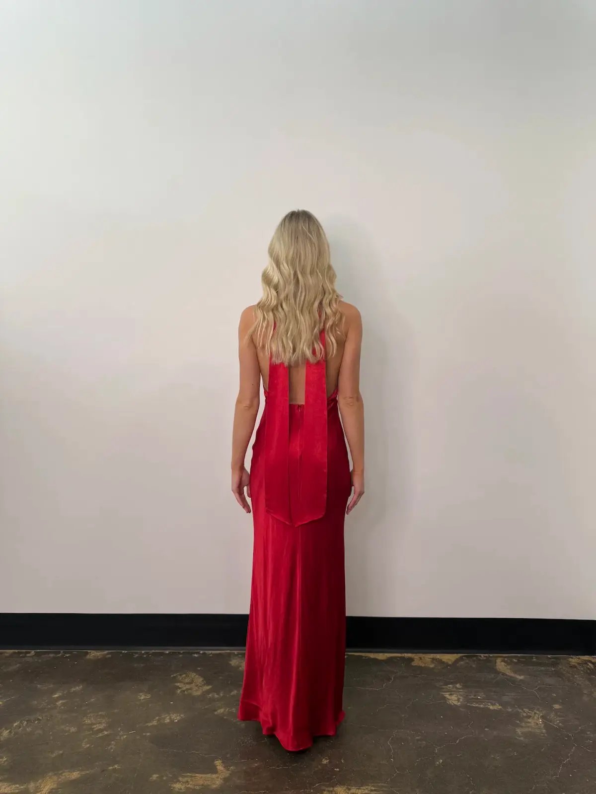 Shona Joy Tatum Halter Neck Maxi Dress in Grenadine Size AU8 photo 4