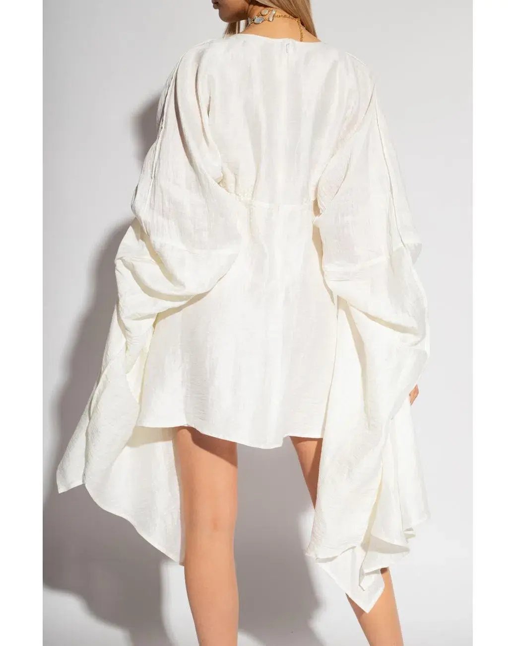 Cult Gaia Ashley Mini Dress Off White Size 12 photo 3