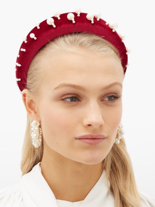 House Of Lafayette Burgundy Lili Headband photo 3