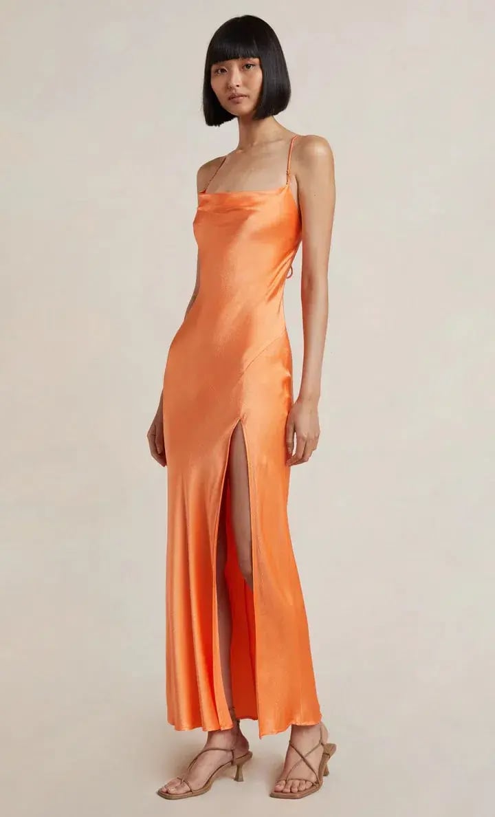 Bec & Bridge Annika Cowl Gown Sorbet Size 8 photo 2