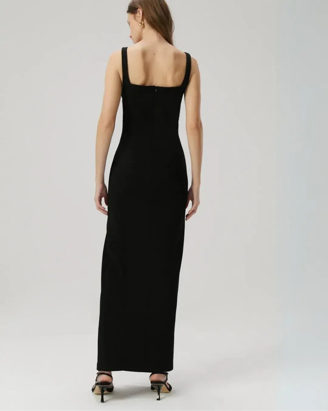 MISHA Franka Dress Black Size 8 photo 6