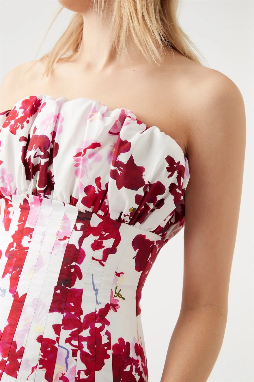 Aje Mathilde Bubble Hem Midi Dress photo 3