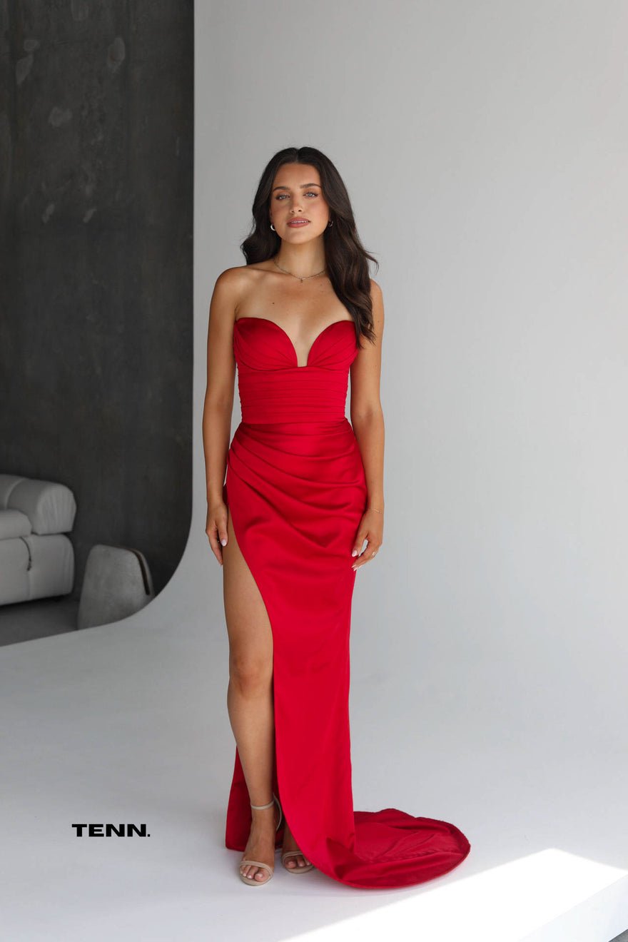 Lia Stublla Sofia Gown - red photo 3