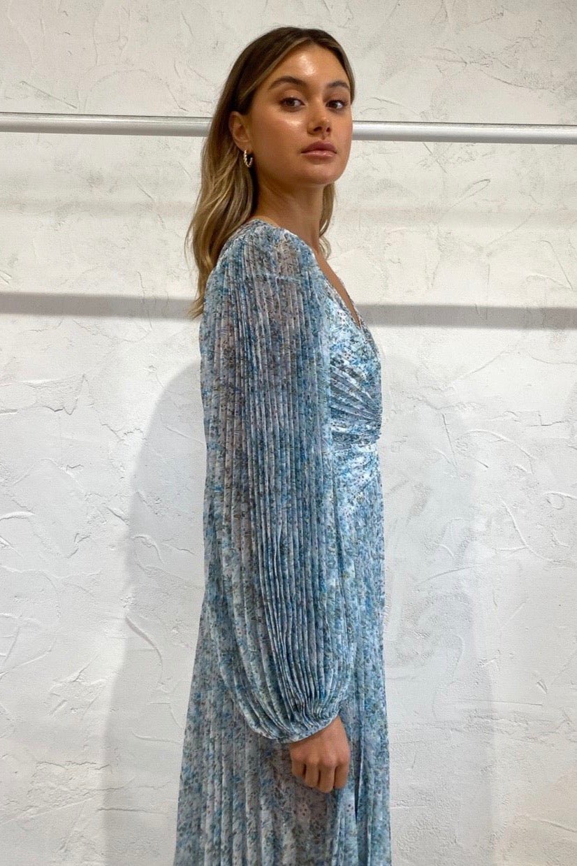 ACLER ASTONE DRESS - BLUE FLORAL photo 7