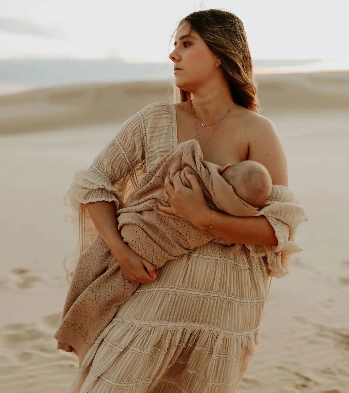We Are Reclamation Wonderment and Awe Gown Beige One Size Fits Most (Aus 6-16) photo 10