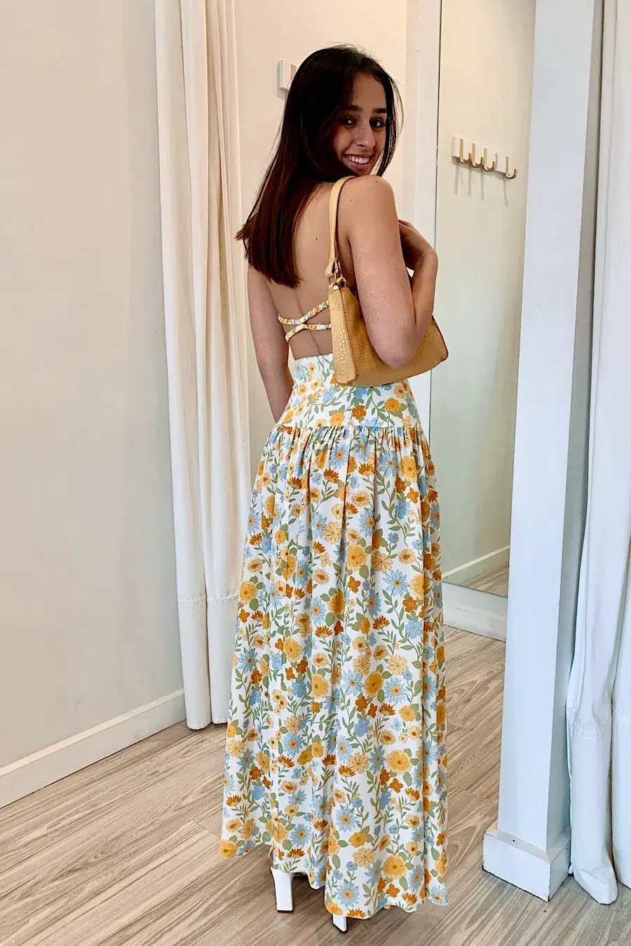 Bec & Bridge Cali Sun Top and Skirt Set Floral Size 8 photo 3