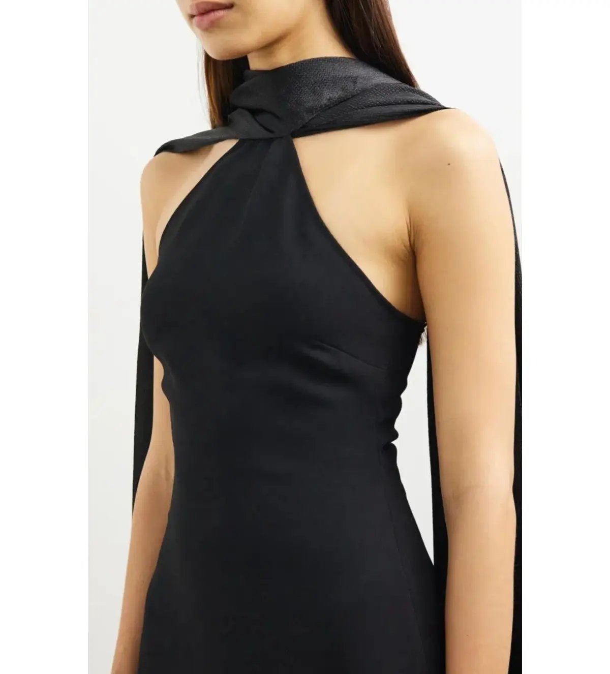 Solace London Ophelia Maxi Dress Black Size AU 12 photo 4