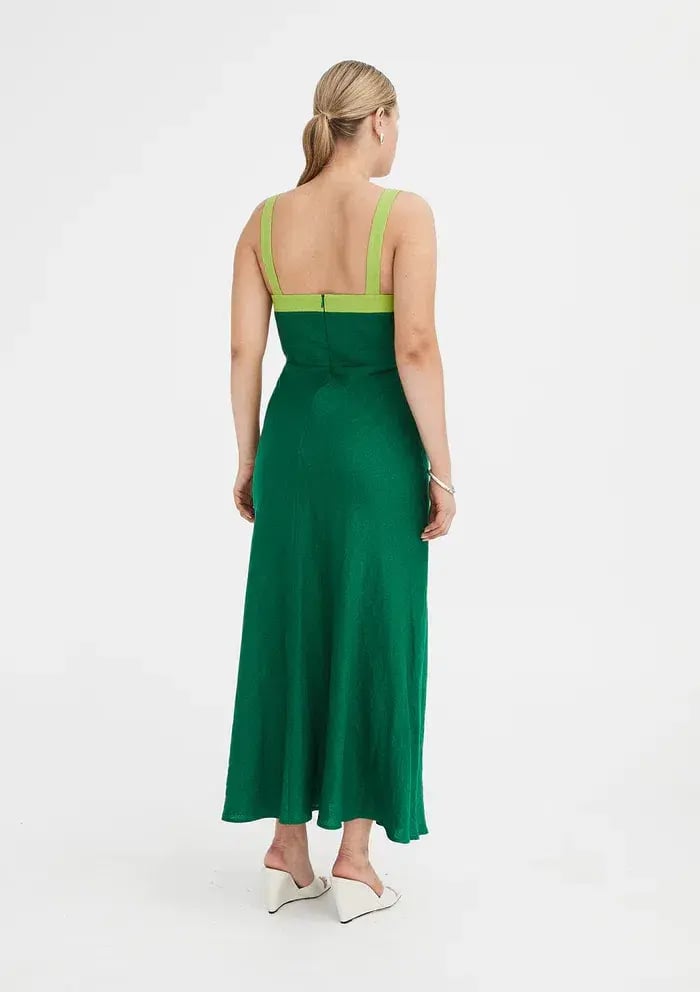 Jillian Boustred Regina Dress Green Size AU 14 photo 2