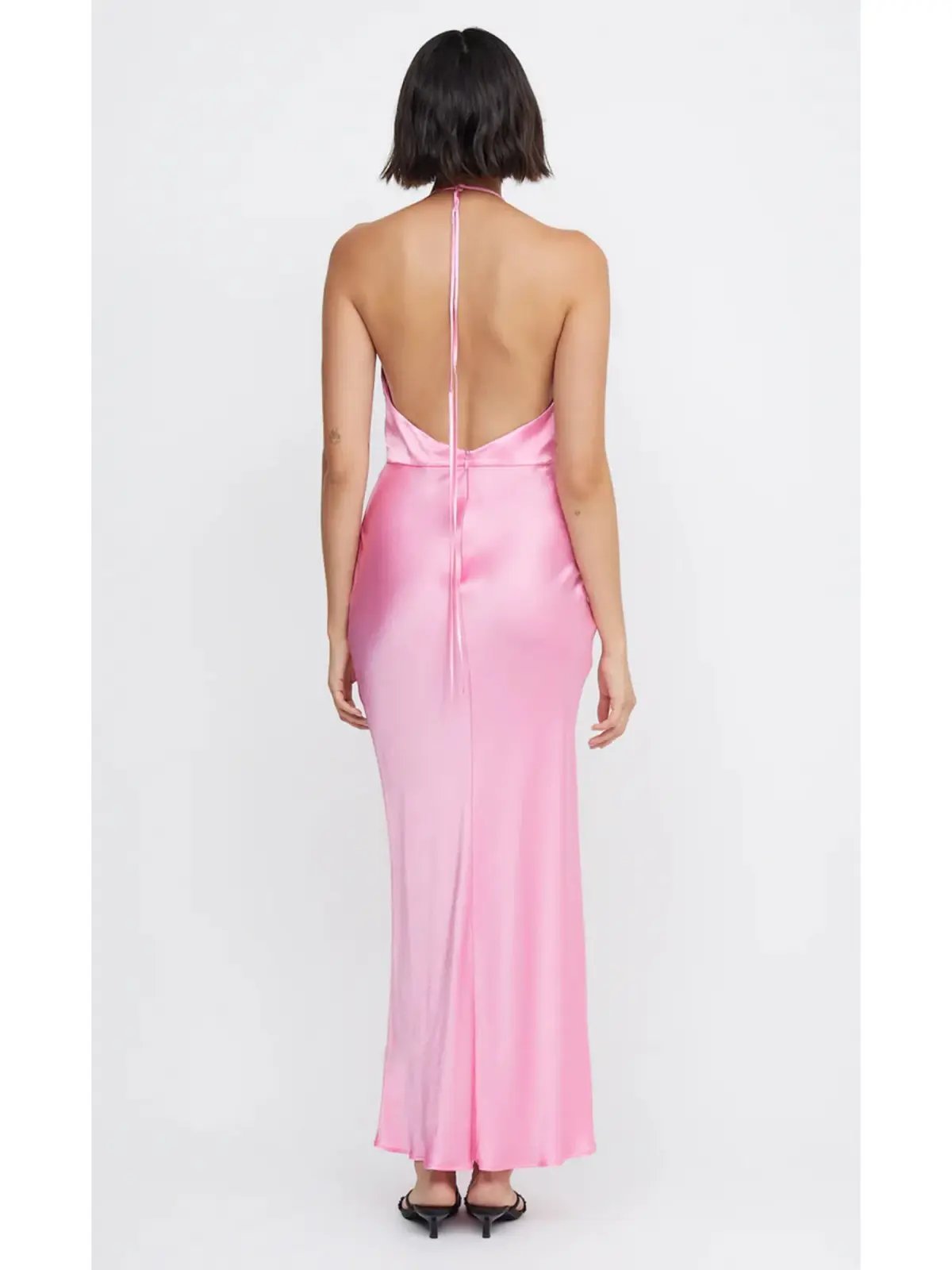 Bec & Bridge Candy Indi Halter Maxi Dress in Pink Size AU 8 photo 3