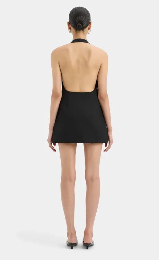 Sir the Label Sandrine Halter Mini Dress Black Size 0 / AU 6 photo 2