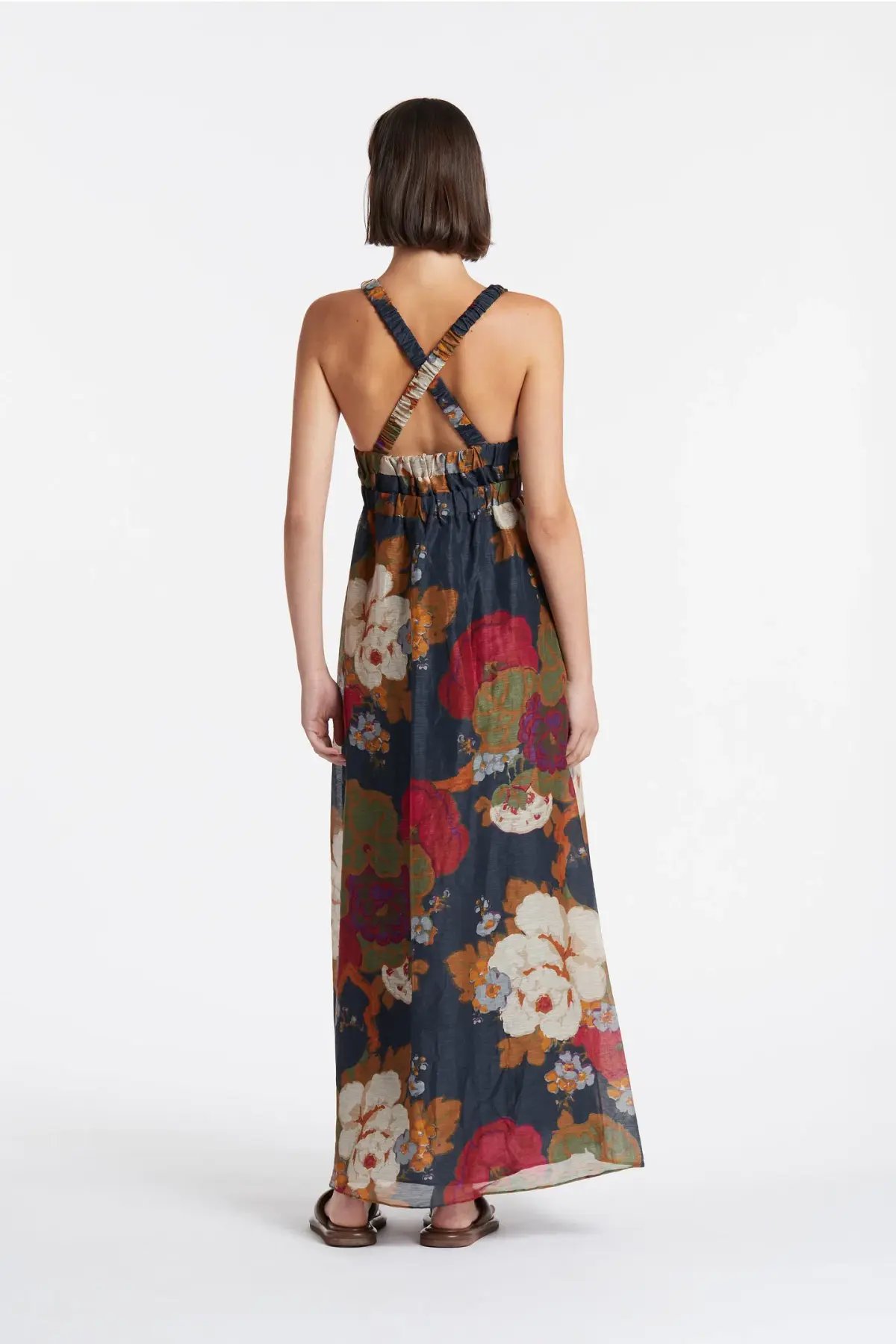 Sir the Label Bonita V Neck Gown Floral Size 0/AU 6 photo 2