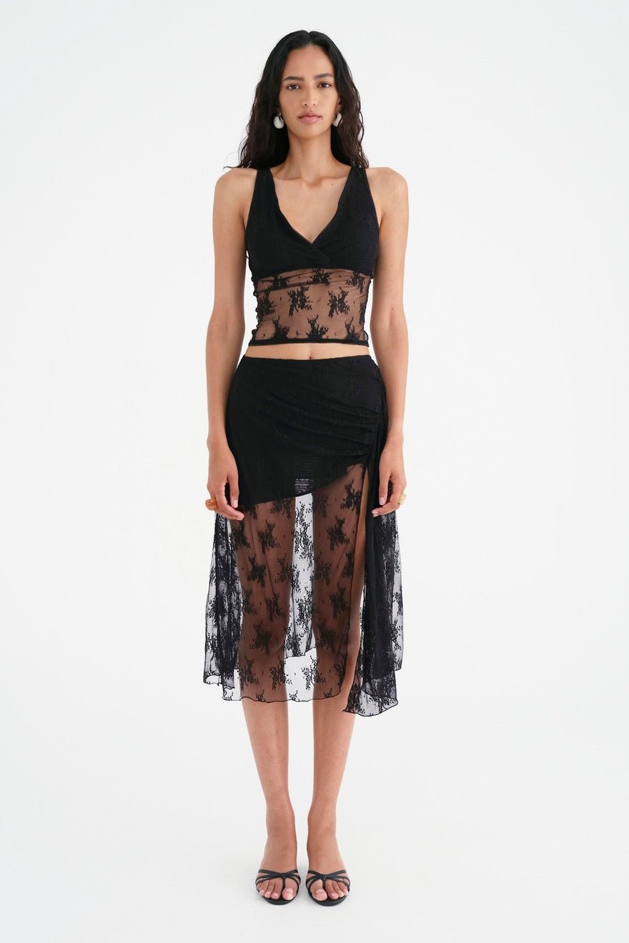 Benni Flynn Maxi Skirt - Black photo 4
