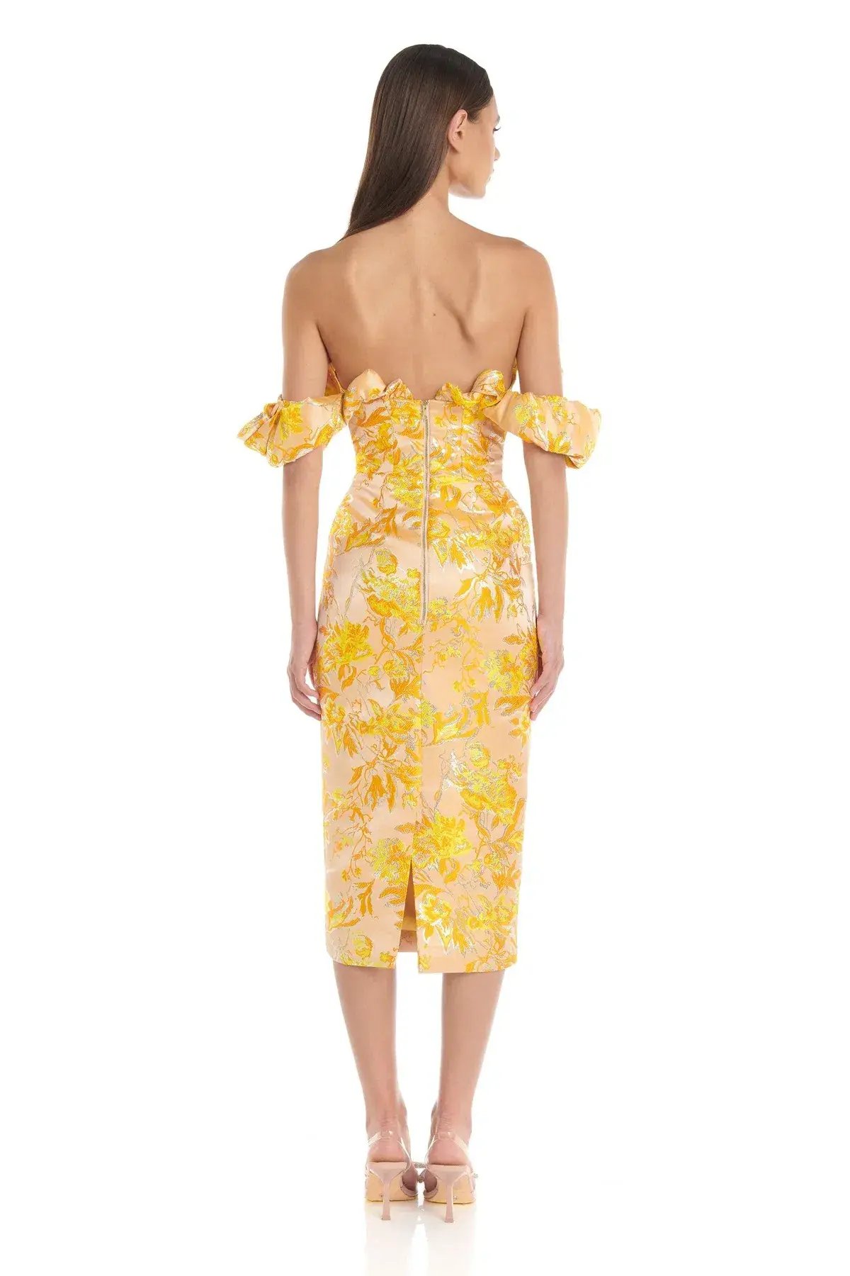 Eliya the Label Brielle Midi Dress Floral Size 10 photo 3
