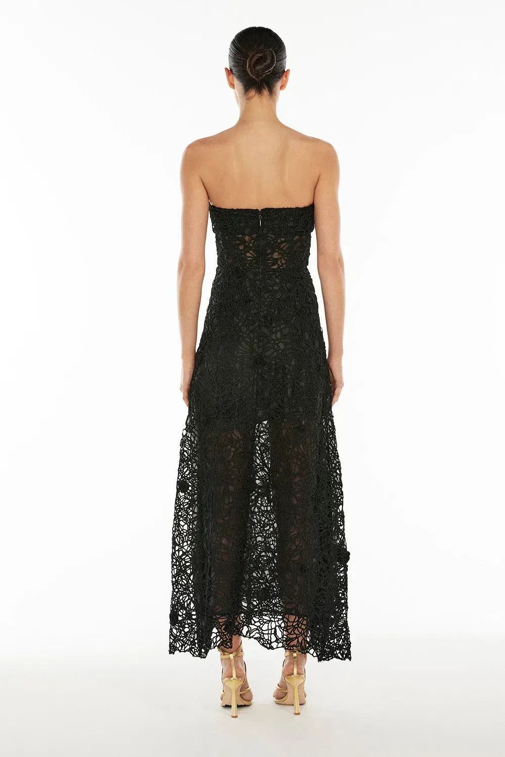Manning Cartell Tea Ceremony Maxi Dress Black Size AU 6 photo 3