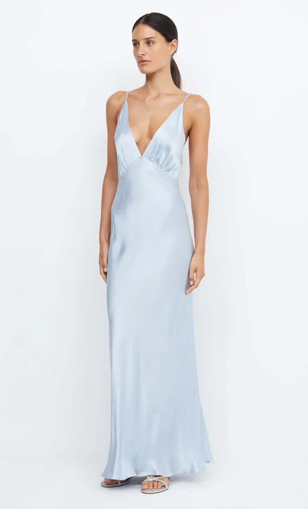 Bec & Bridge Moon Dance V Maxi Dress Blue Size 8 / S photo 4