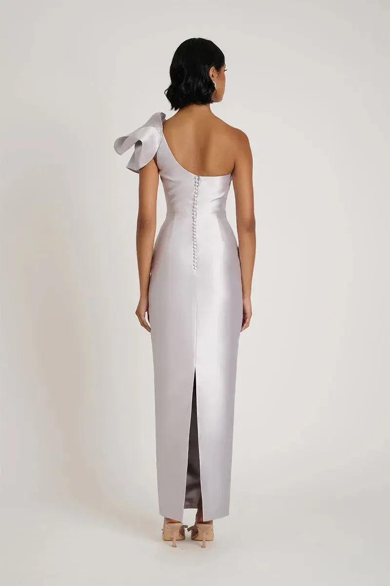 Eliya the Label Ashton Gown Silver Size 12 photo 4
