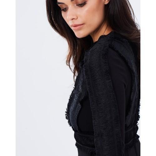 Mossman Reserving Judgements Dress Black Size 8 photo 2