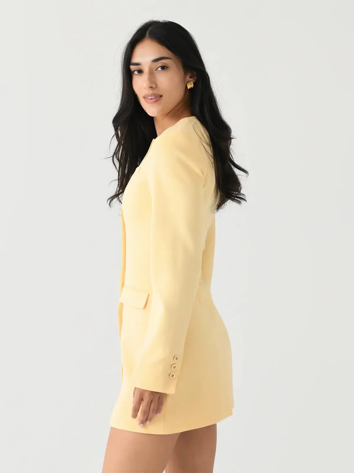 ANNA QUAN Eva Dress Butter Yellow 8 photo 5