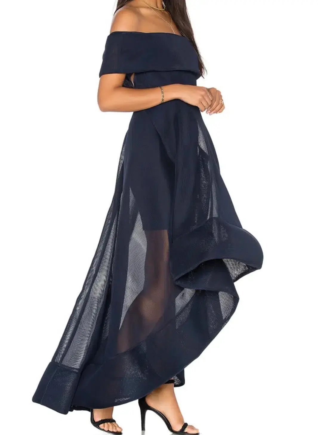 Bronx and Banco Tulip Dress Navy Size 12 photo 2