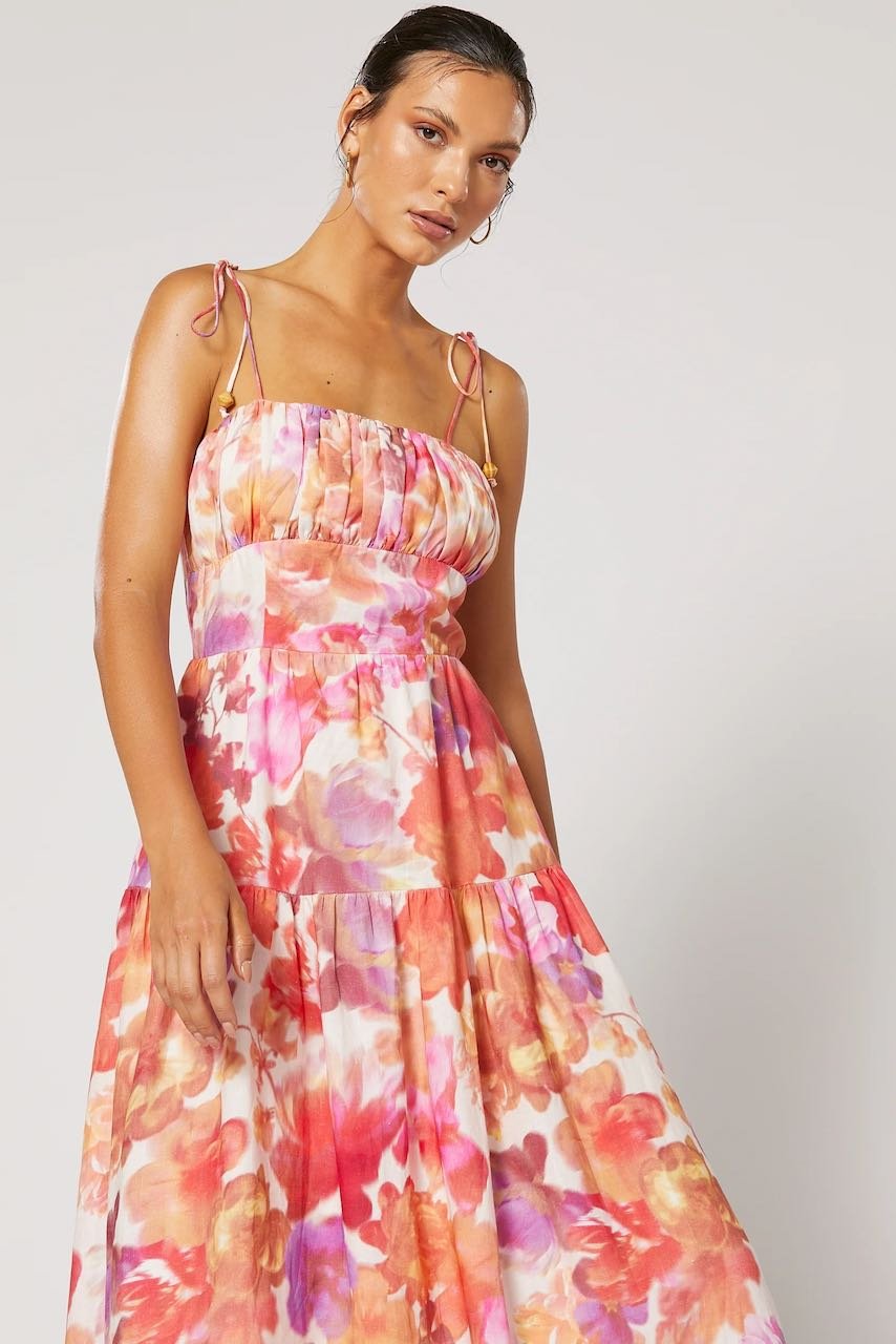 WINONA SANTA ROSA TIERED DRESS - MULTI photo 5
