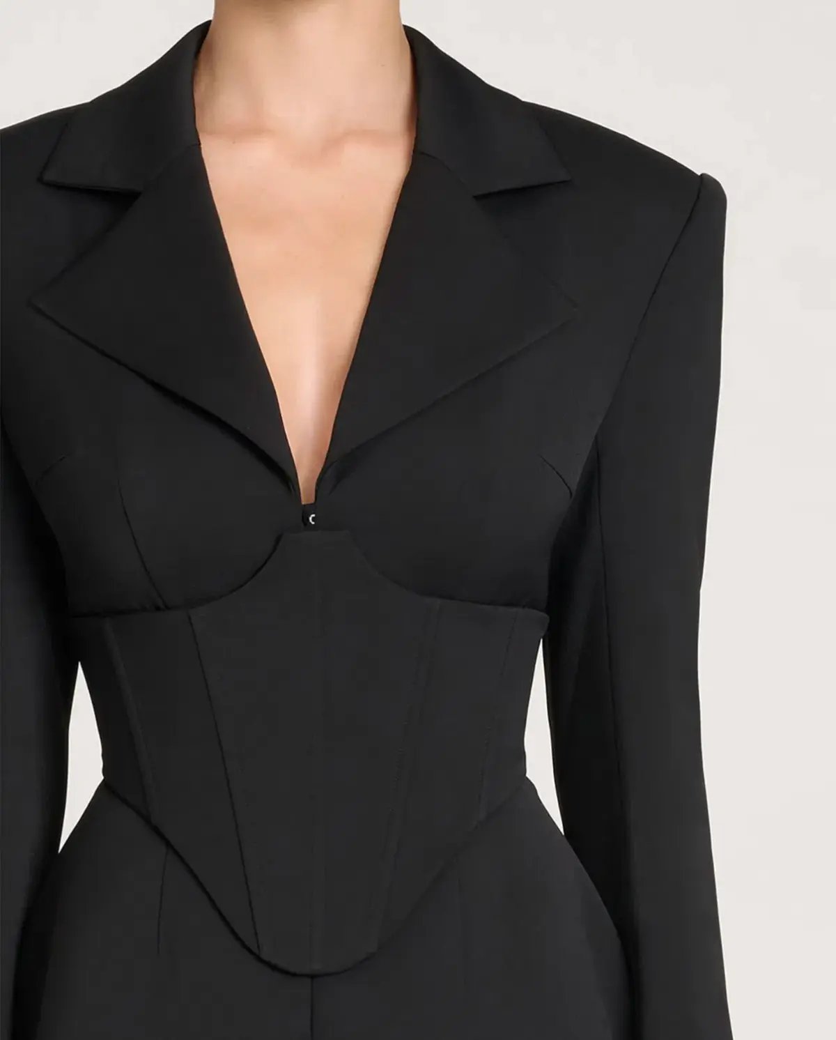 Eliya The Label Danni Blazer Mini Dress Black Size M AU 10 photo 7