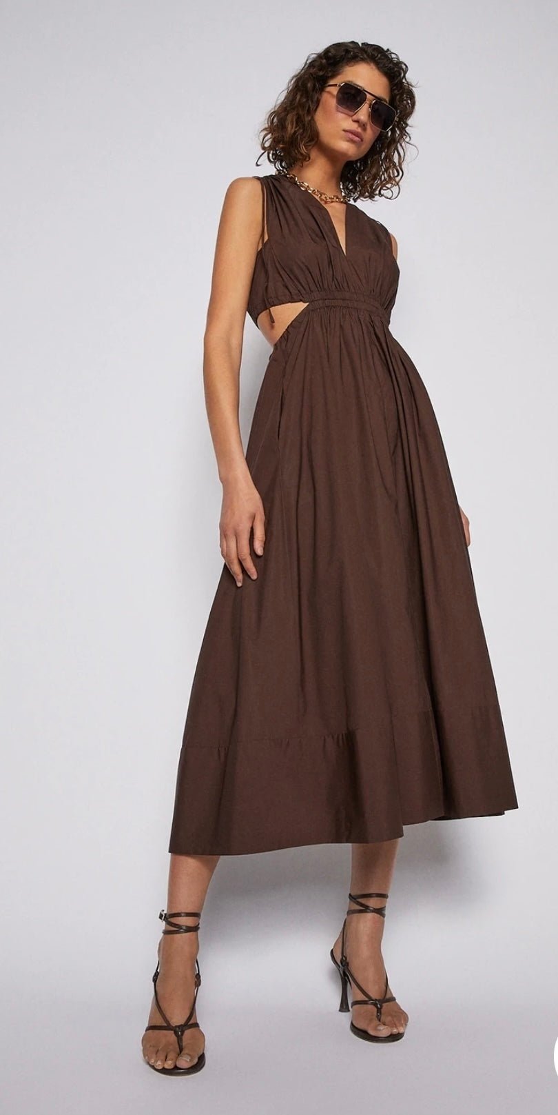 Scanlan Theodore Cotton Drawcord Dress photo 2