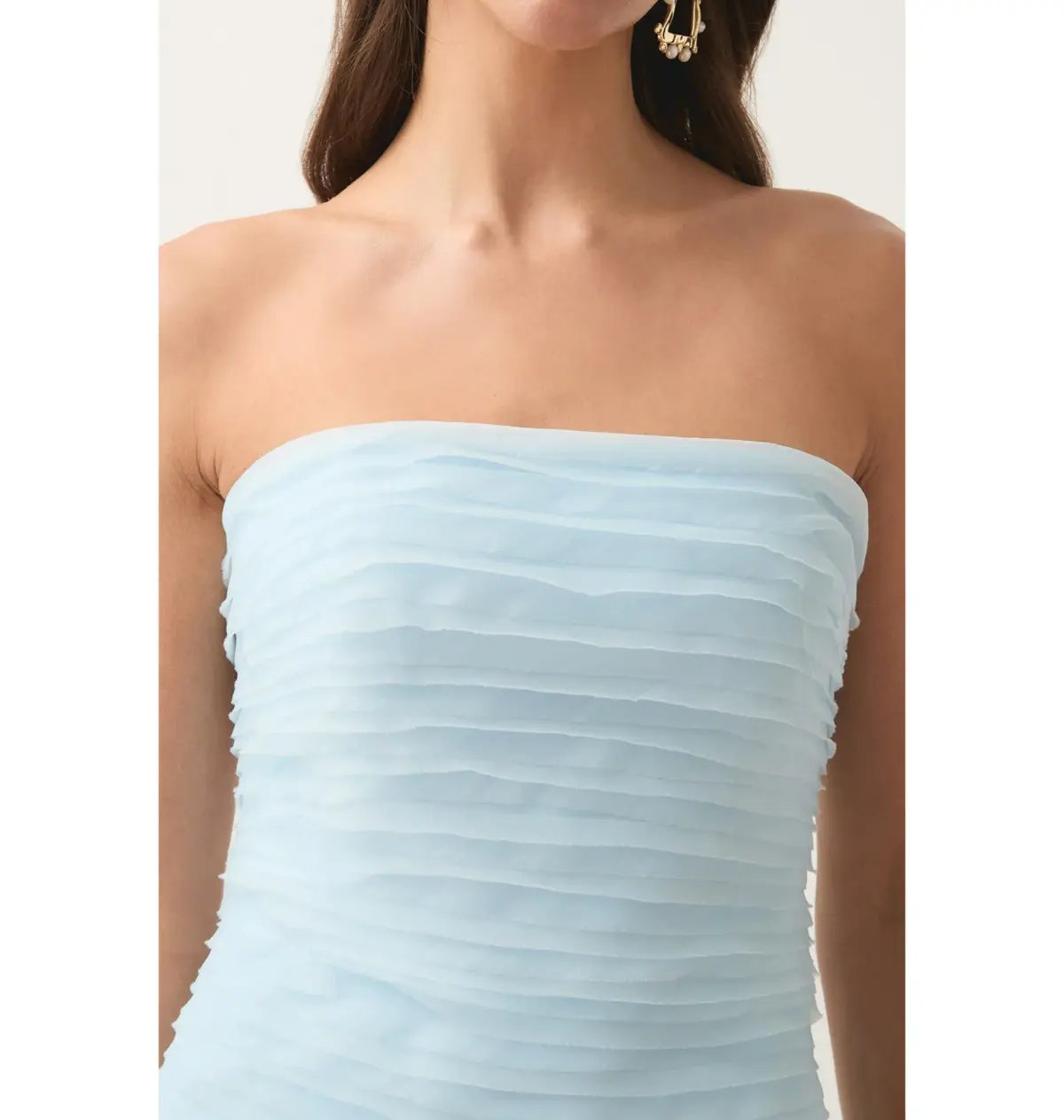 Aje Soundscape Maxi Dress Baby Blue Size AU 12 photo 2