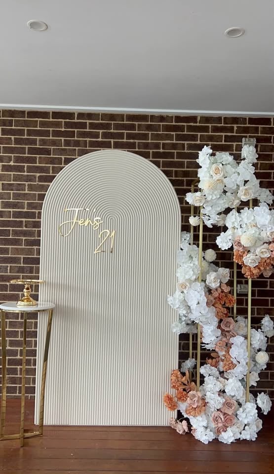 Engagement backdrop hire photo 2