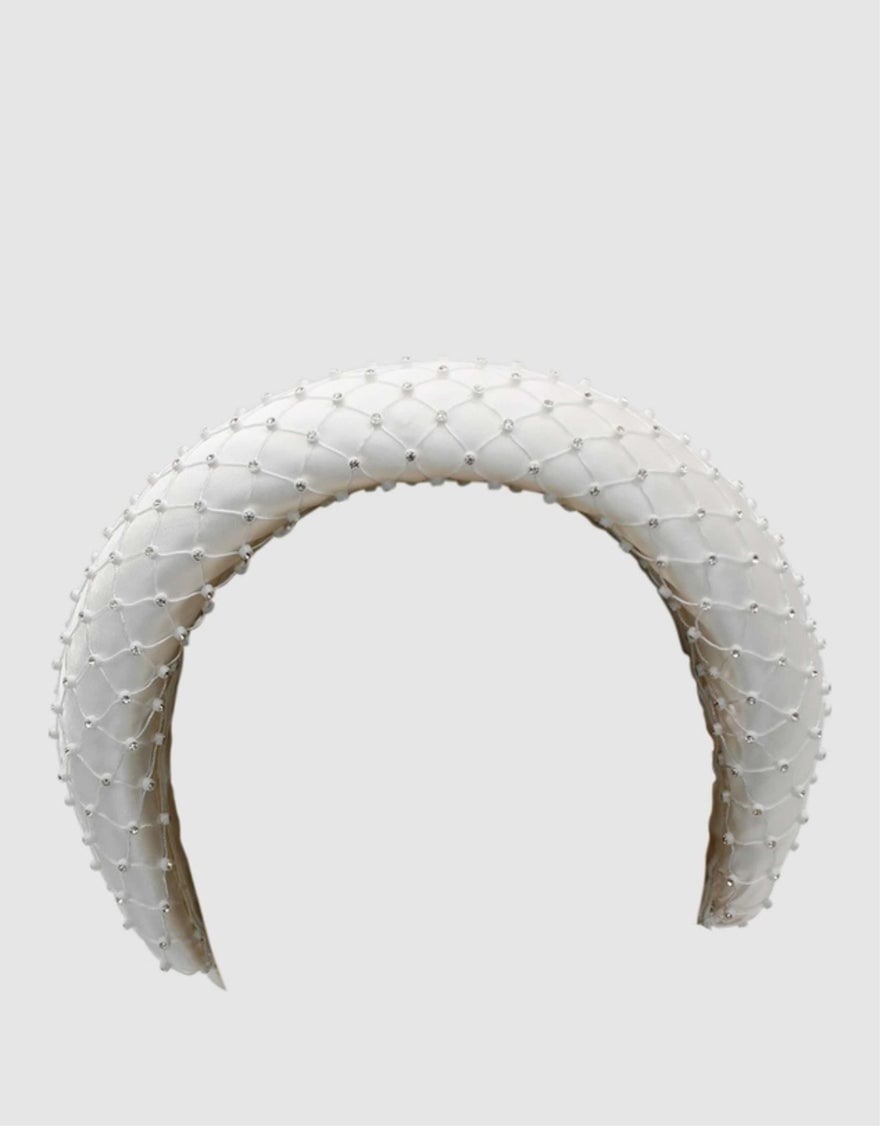 Morgan & Taylor Rita Headpiece, White photo 4