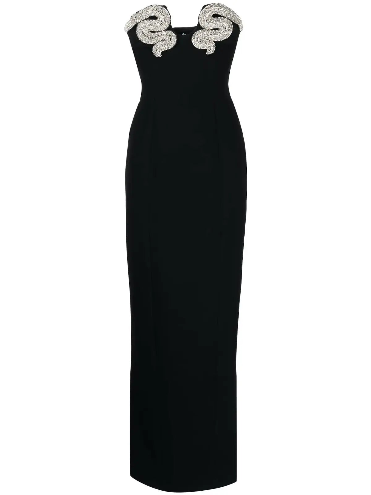 Rachel Gilbert Lukas Gown Black Size 8 photo 4