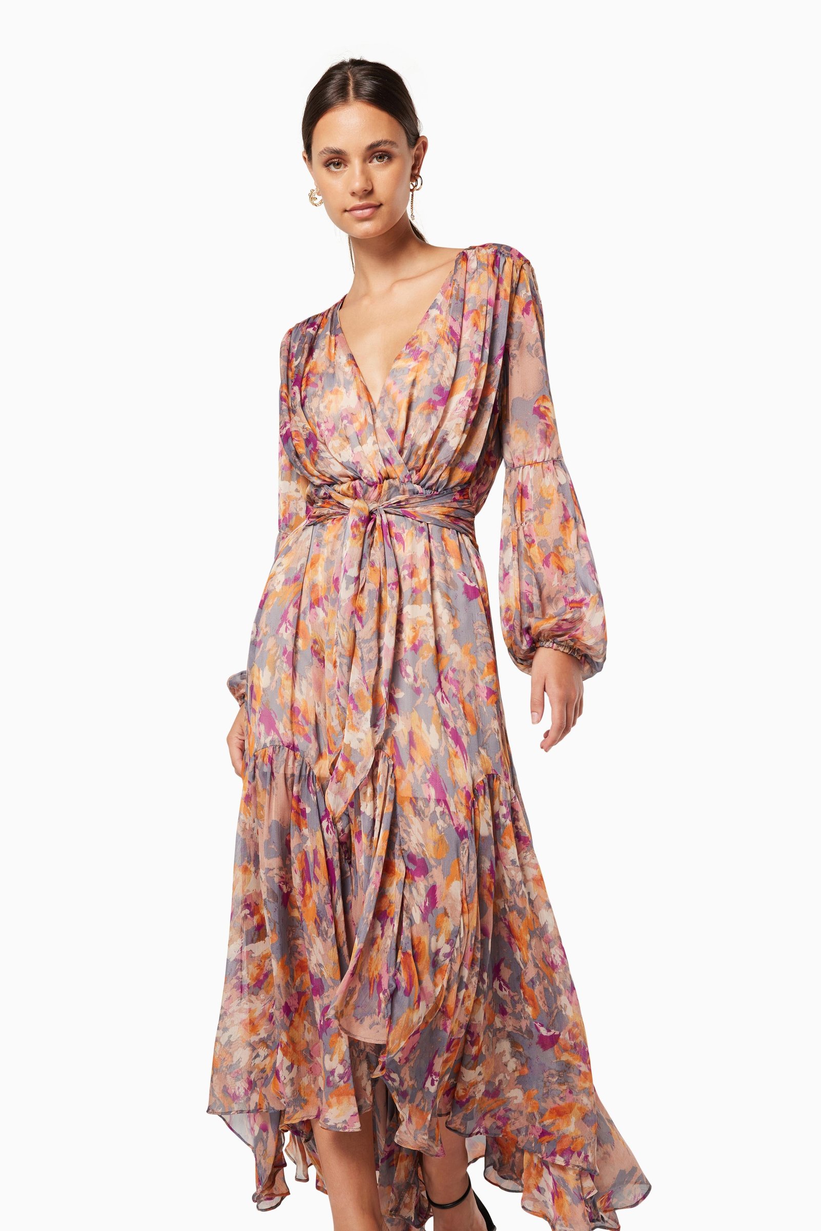 ELLIATT EXTRAVAGANT MAXI DRESS - MULTI photo 2