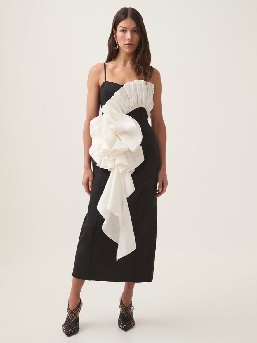 Aje Paralells Spiral Midi Dress photo 2