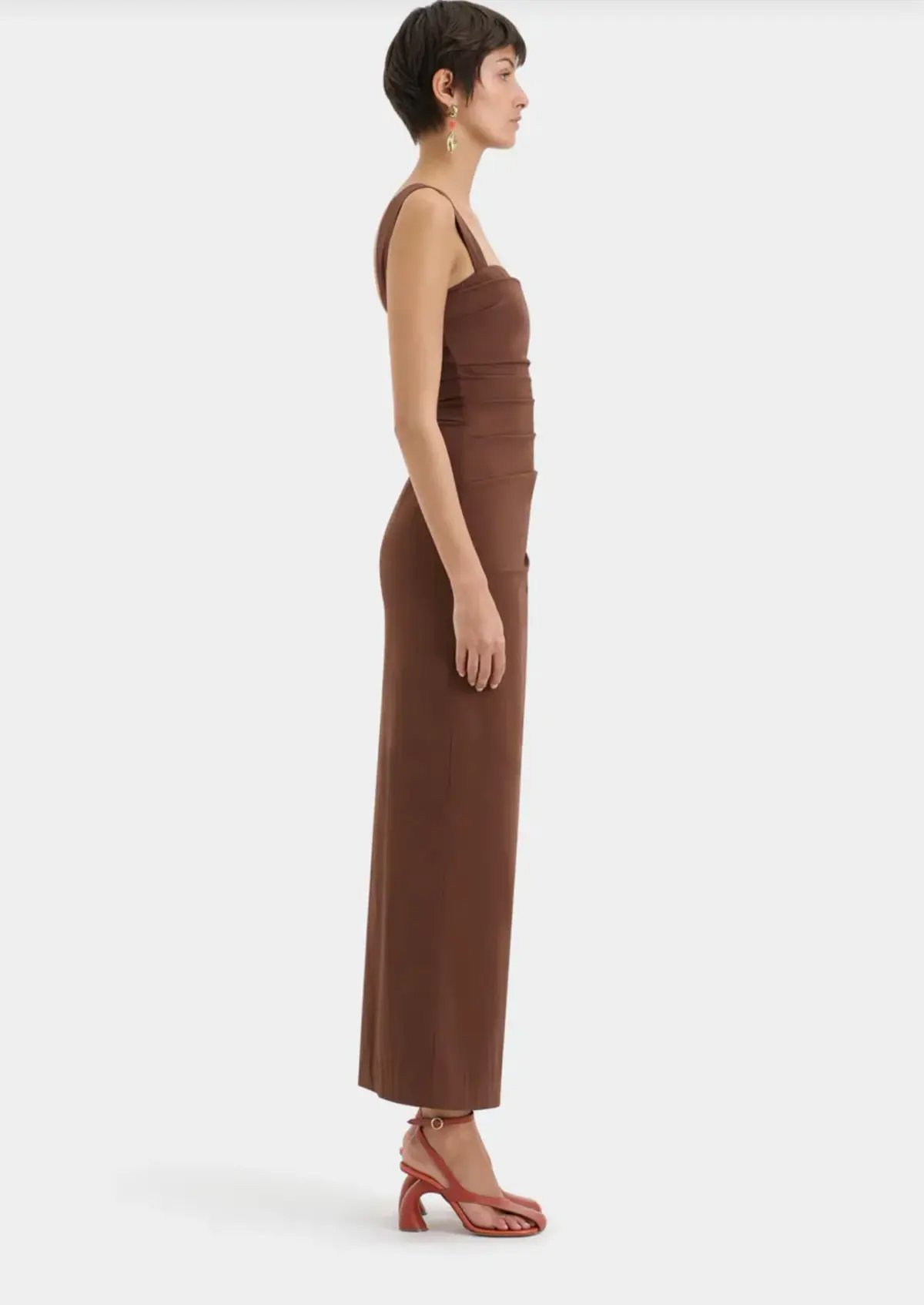 The Dahlia Balconette Gown Brown photo 3