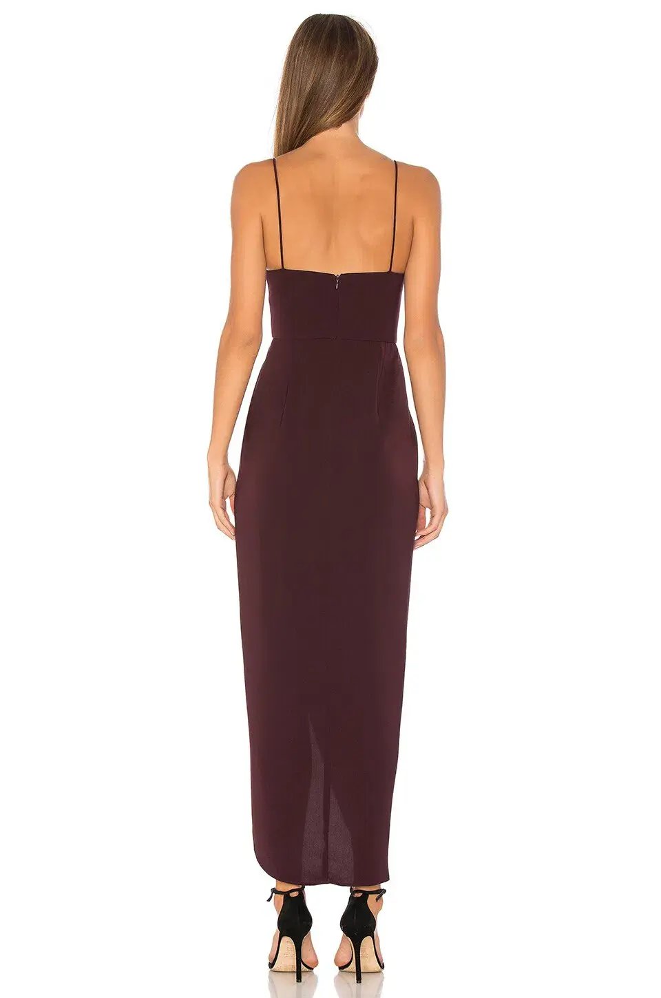 Shona Joy Core Cocktail Dress in Aubergine Purple Size 8 photo 2