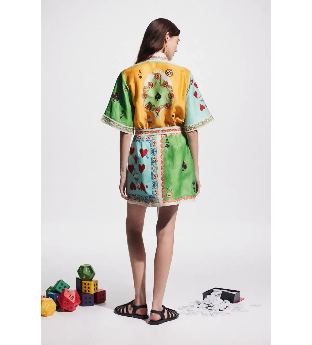 Alemais Rummy Mini Dress Multi Size 10 photo 2