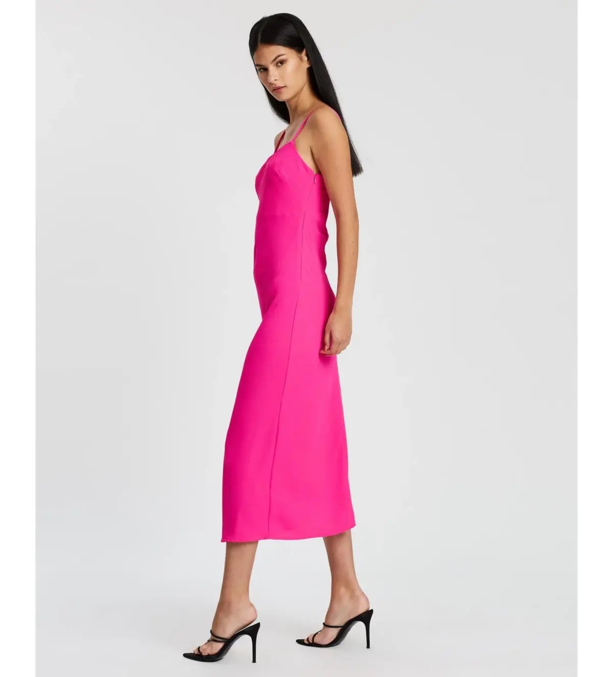 BY JOHNNY Neon Bias Slip Dress Size AU 6 photo 2