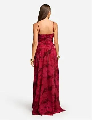 Runaway The Label Camille Maxi Dress Print  Size 10 photo 2