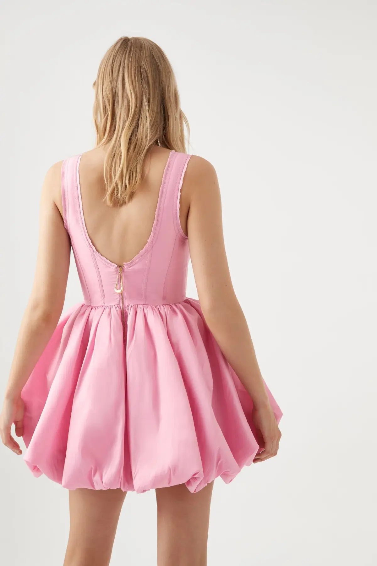 Aje Suzette Mini Dress Bon Bon Pink Size 8 photo 2
