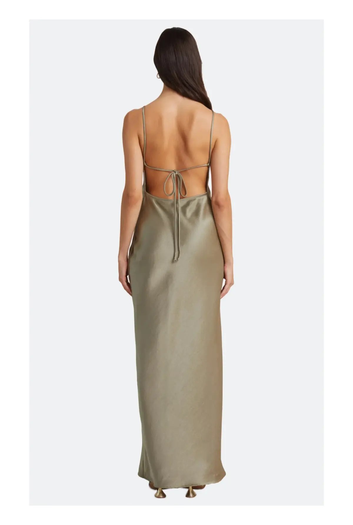 Bec & Bridge The Dreamer Tie Maxi Dress Green Size 6 photo 2