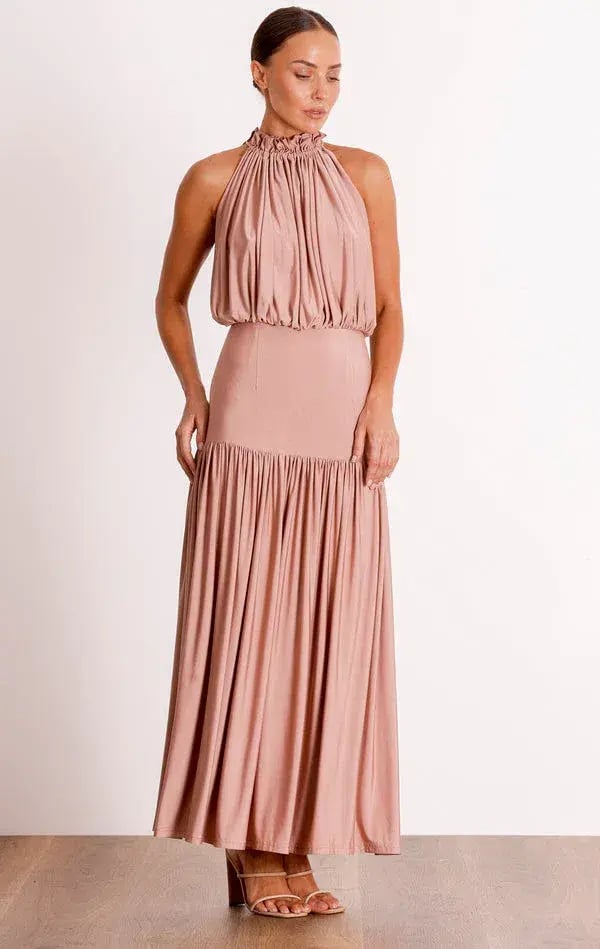Pasduchas Two's Company Midi Dress in Peony Size AU 12 photo 2