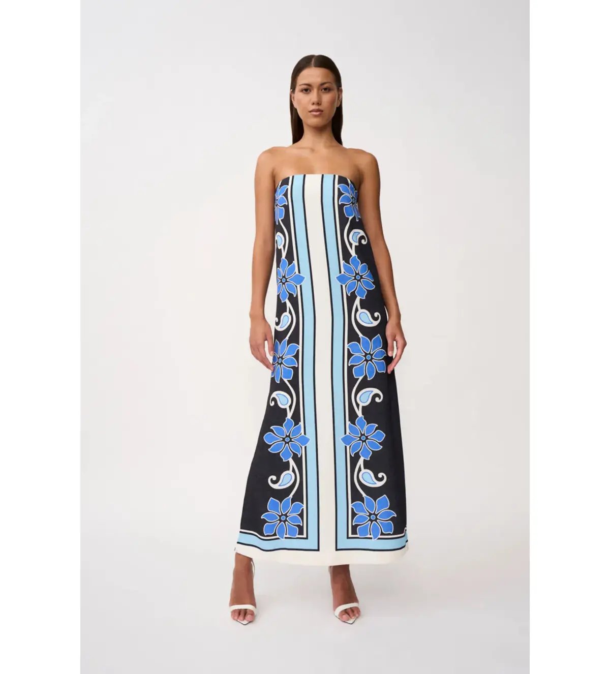 By Johnny - Azure Granada Strapless Dress Size AU 8 photo 4