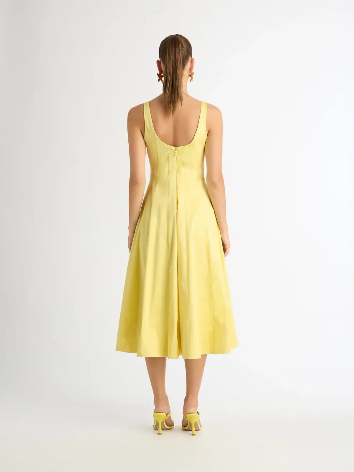 Sheike Mangolia Dress Yellow Size 18 photo 2