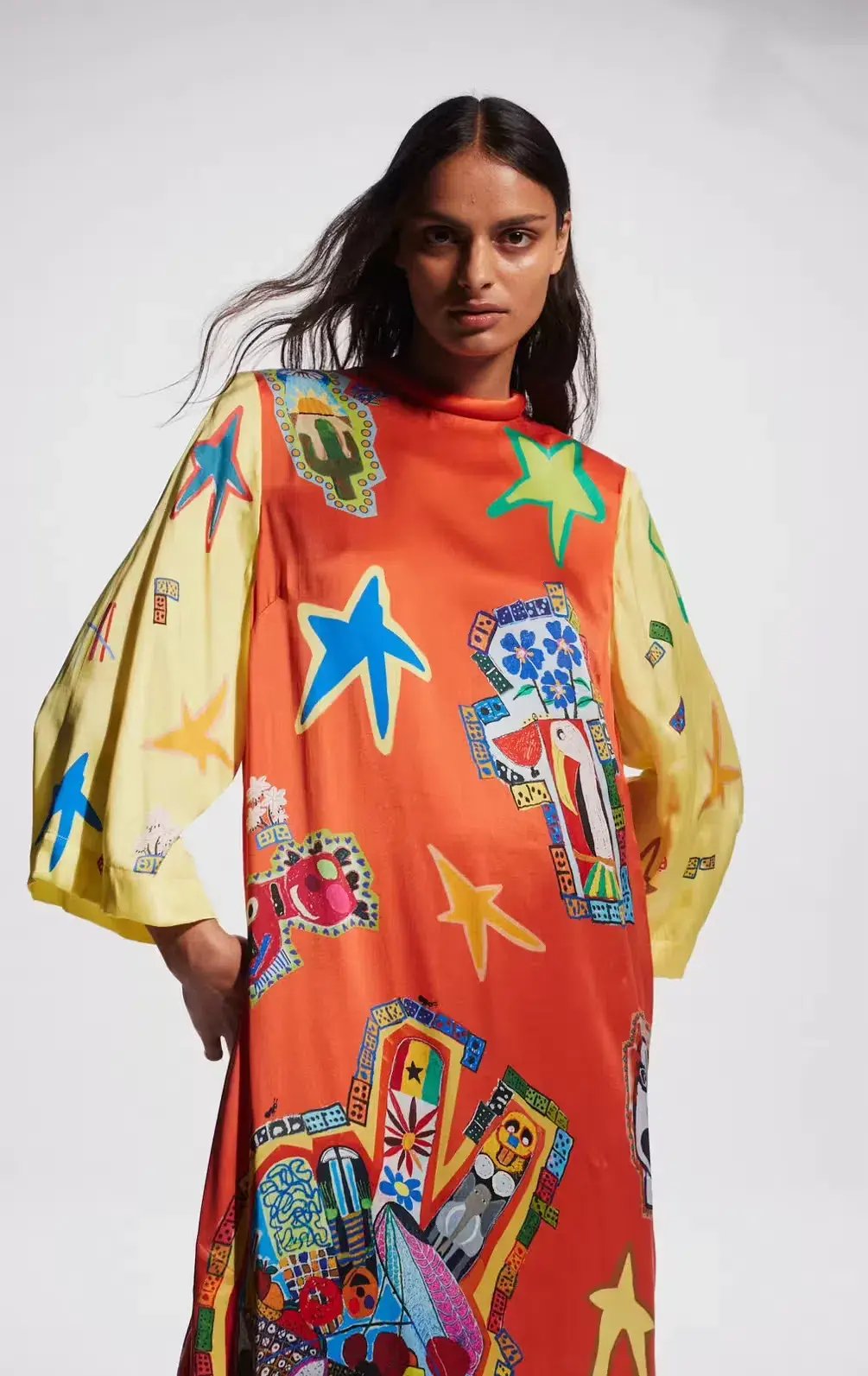 Alemais Players Midi Dress Multi Size 10 photo 2