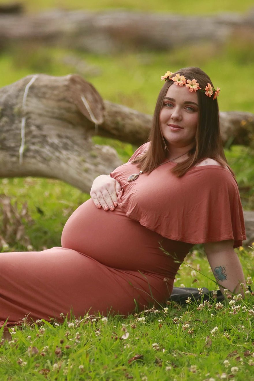 Bloom Maternity Monaco Off The Shoulder Maxi photo 2