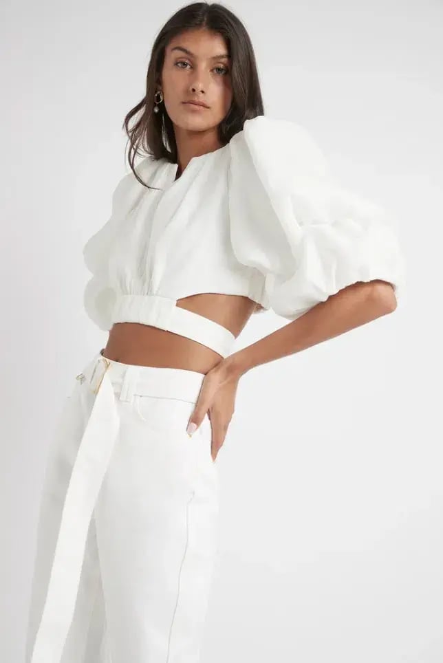 Aje Impression Top White Size 8 photo 2