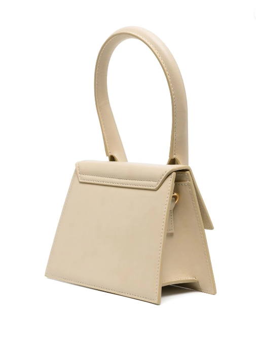 Jacquemus Le Chiquito Moyen Leather Tote - Nude photo 3