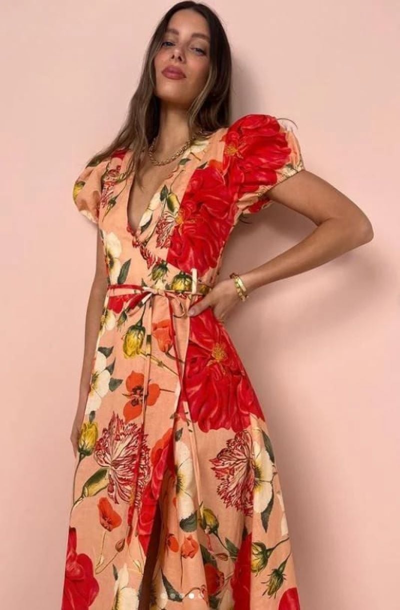 By Nicola Bolero Havanna Wrap Maxi Dress photo 3