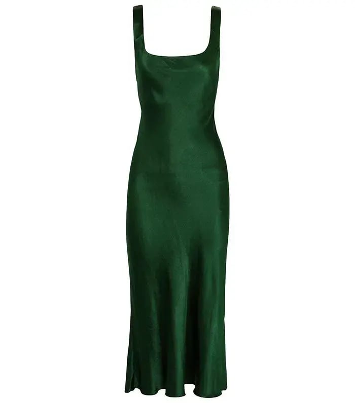 Bec & Bridge Martini Club Midi Dress Green Size 10 photo 4